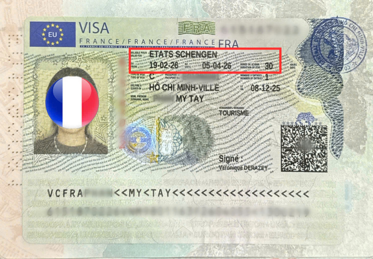 Kết quả visa Schengen