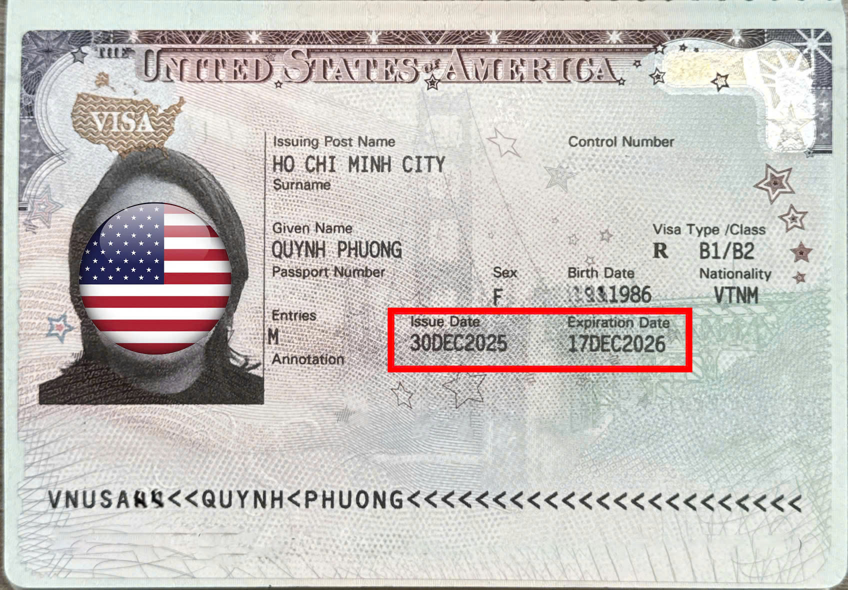 Kết quả visa Mỹ