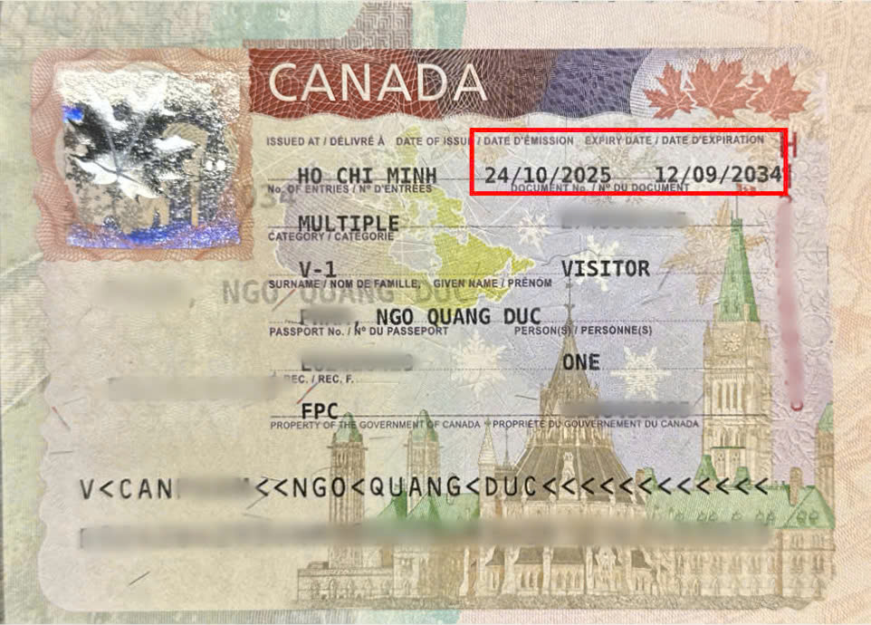 Kết quả visa Canada
