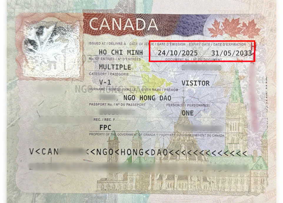 Kết quả visa Canada