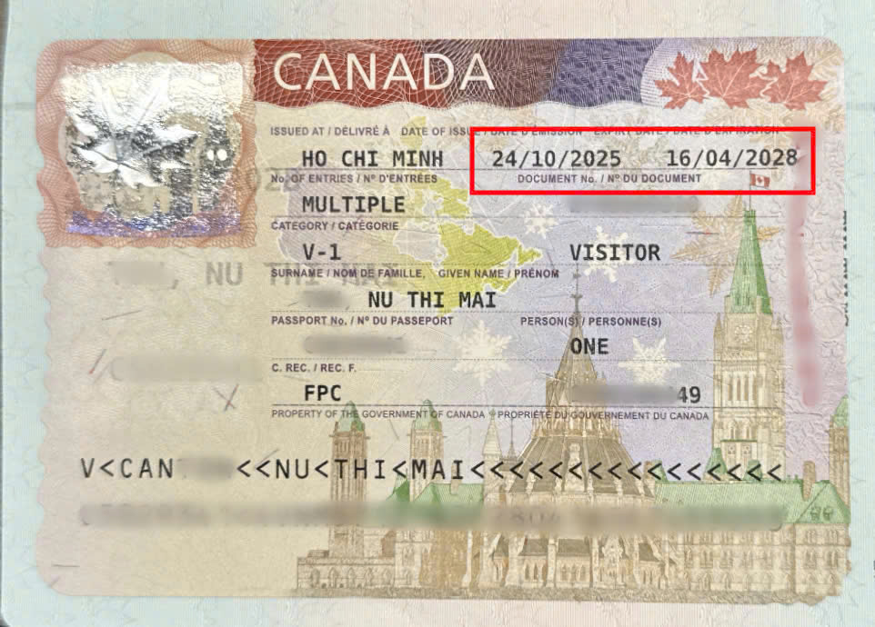 Kết quả visa Canada