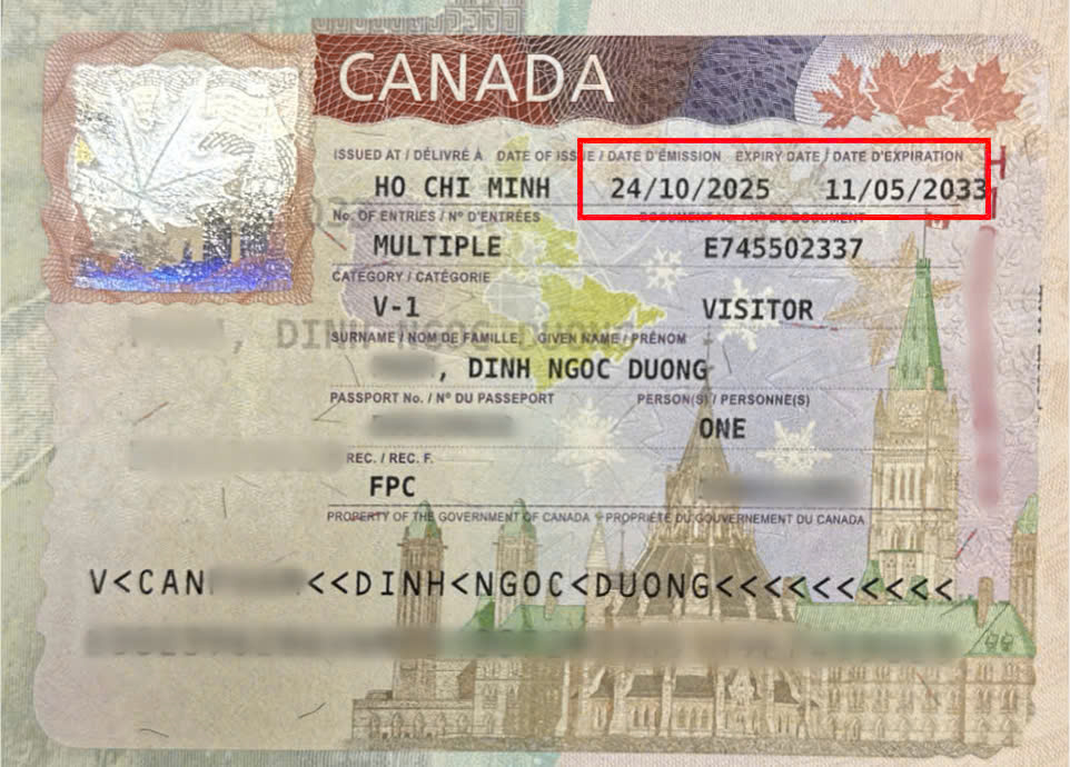 Kết quả visa Canada